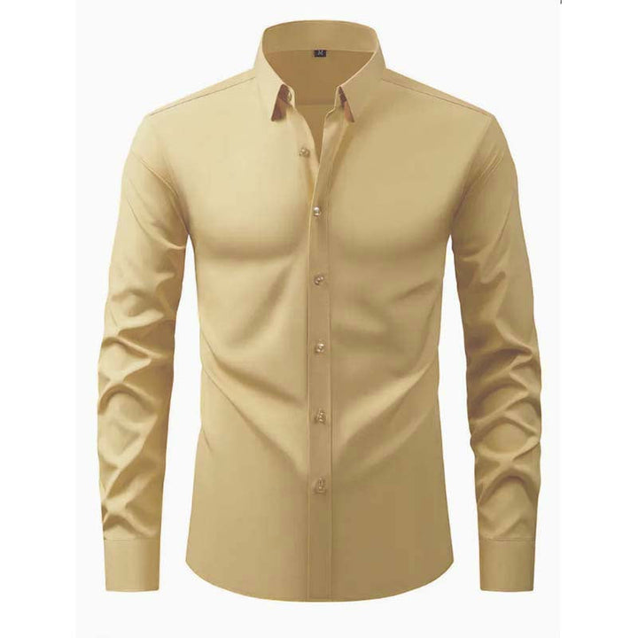 Men's Long-Sleeve Shirt with Innovative Cut and Modern Design Lune London