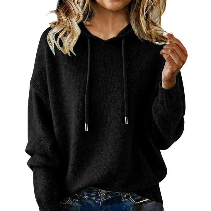 Sweat à capuche surdimensionné pour femmes avec design texturé et cordon de serrage Chic & Stil