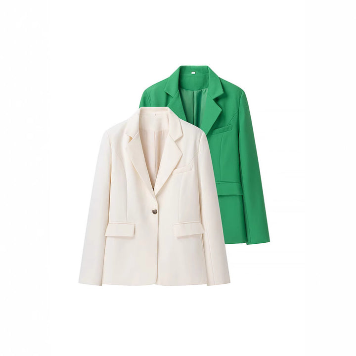 Women's Boucle Two-Piece with Tailored Longline Blazer, Heart-Shaped Bustier, and High-Waisted Shorts Amarae