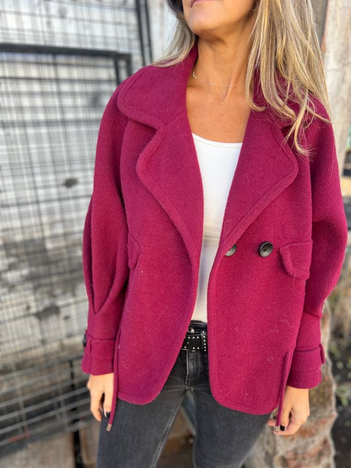 Oversized soft coat for women Lune London