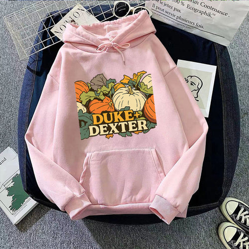 Women's hoodie with cheerful pumpkin motif Chic & Stil