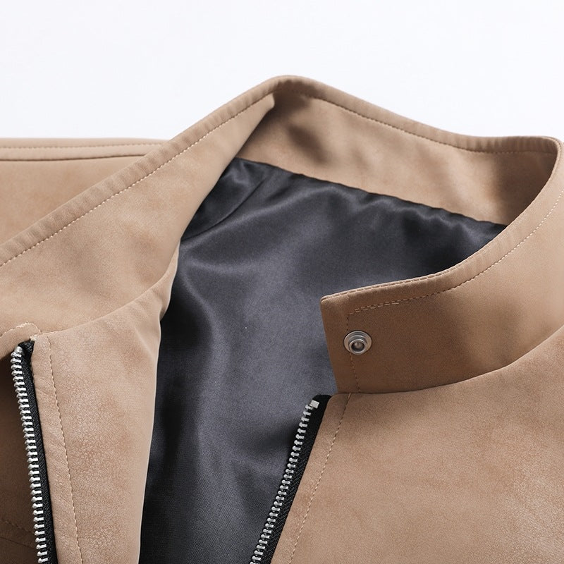 Fashionable men's transitional jacket in a casual style with practical pockets Lune London