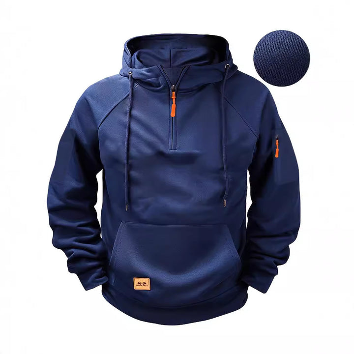 Men's sporty chic hoodie sweatshirt