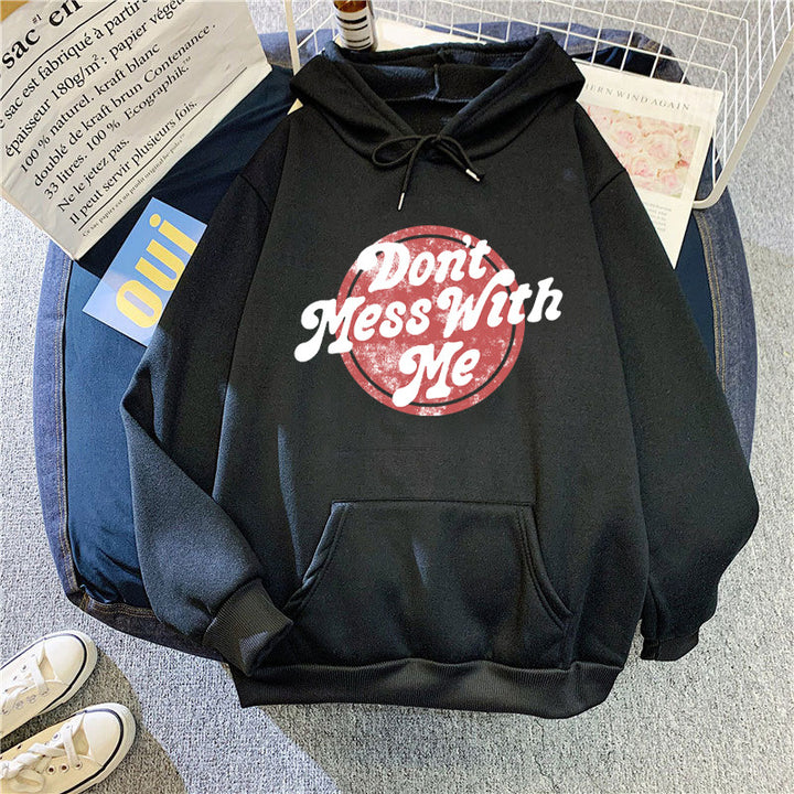 Women's hoodie with casual statement design Chic & Stil