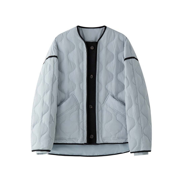 Women's lightly padded bomber jacket with wave quilting Amarae