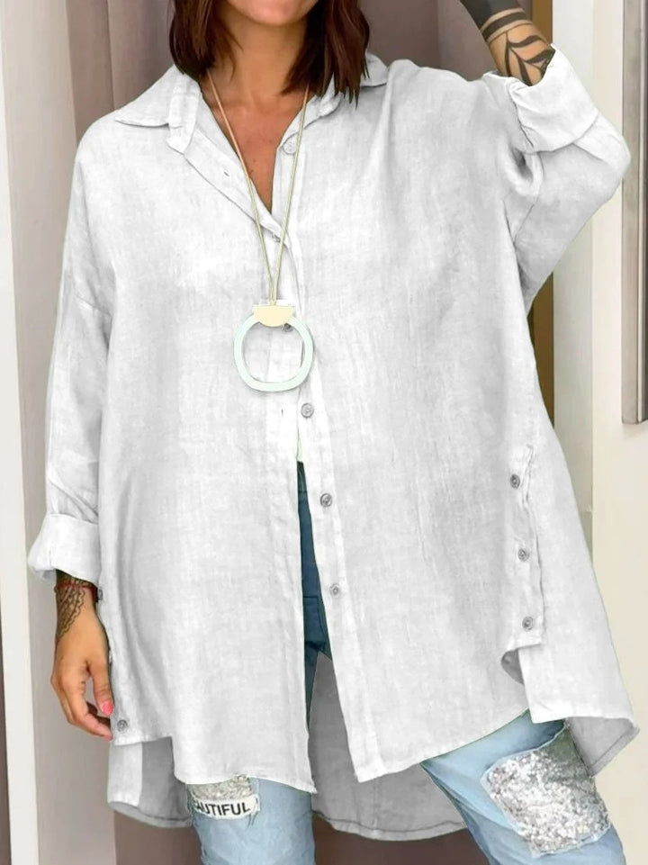 Blouse en lin aéré pour femmes Chic & Stil