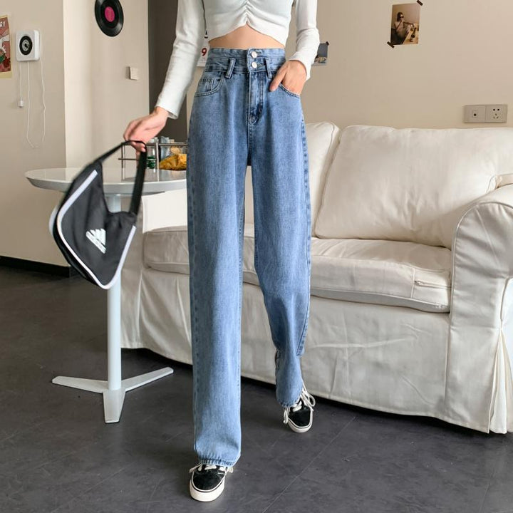 Jeans pour femmes à coupe large avec fit décontracté Chic & Stil