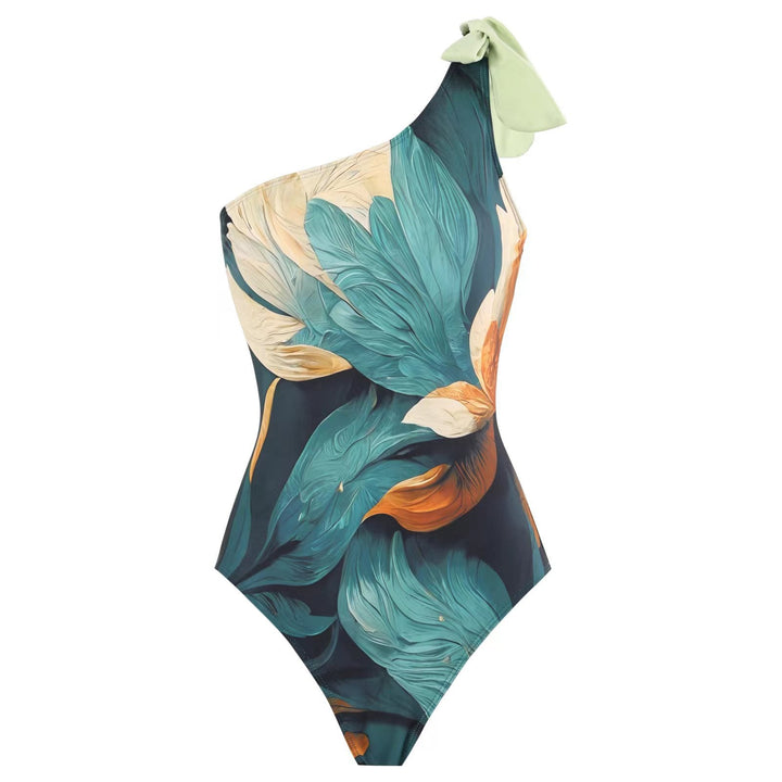 Lune London | Women's Swimsuit Set with Elegant Asymmetrical Design and Playful Skirt Detail