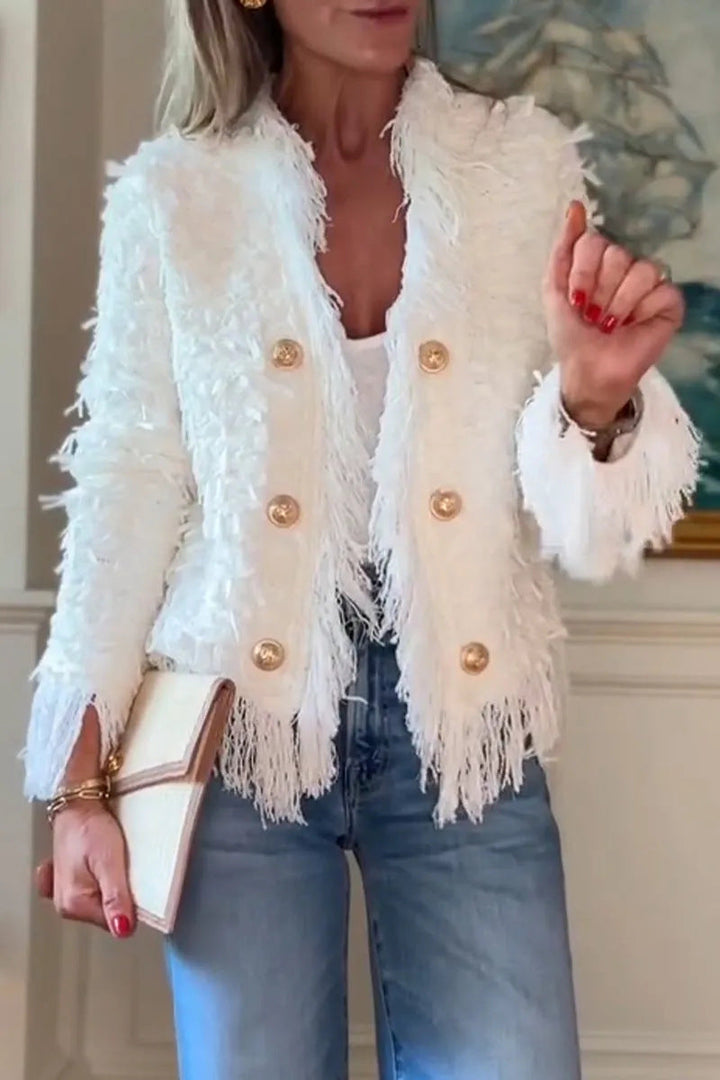 Lune London | Ladies fashionable fringed jacket