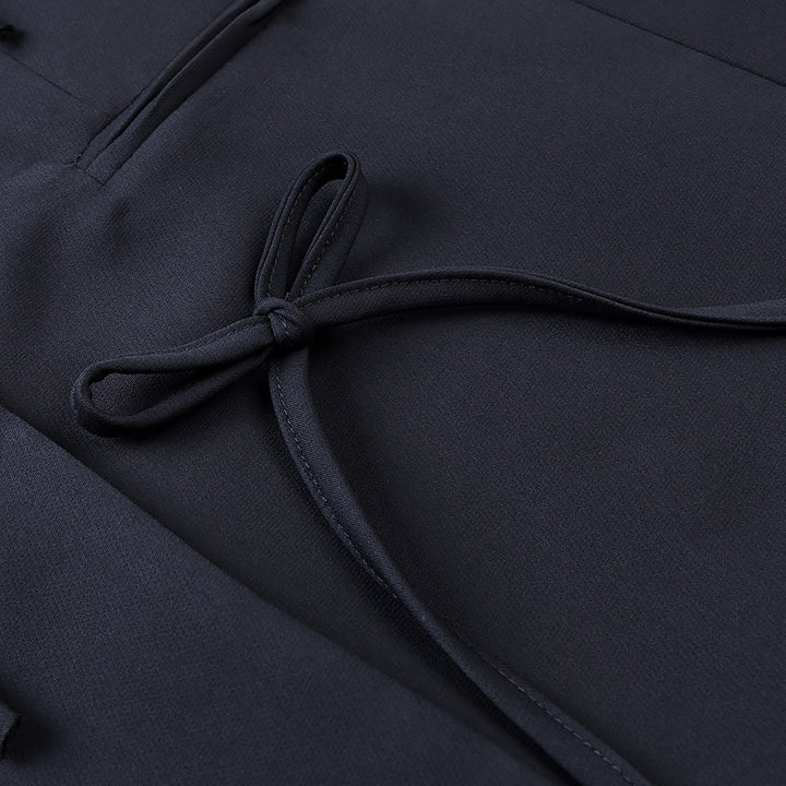 Women's Oversized Blazer Jacket with Decorative Bows and Fine Tailoring Amarae