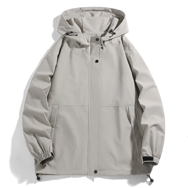 Men's waterproof transition jacket with adjustable hood and practical pockets Lune London