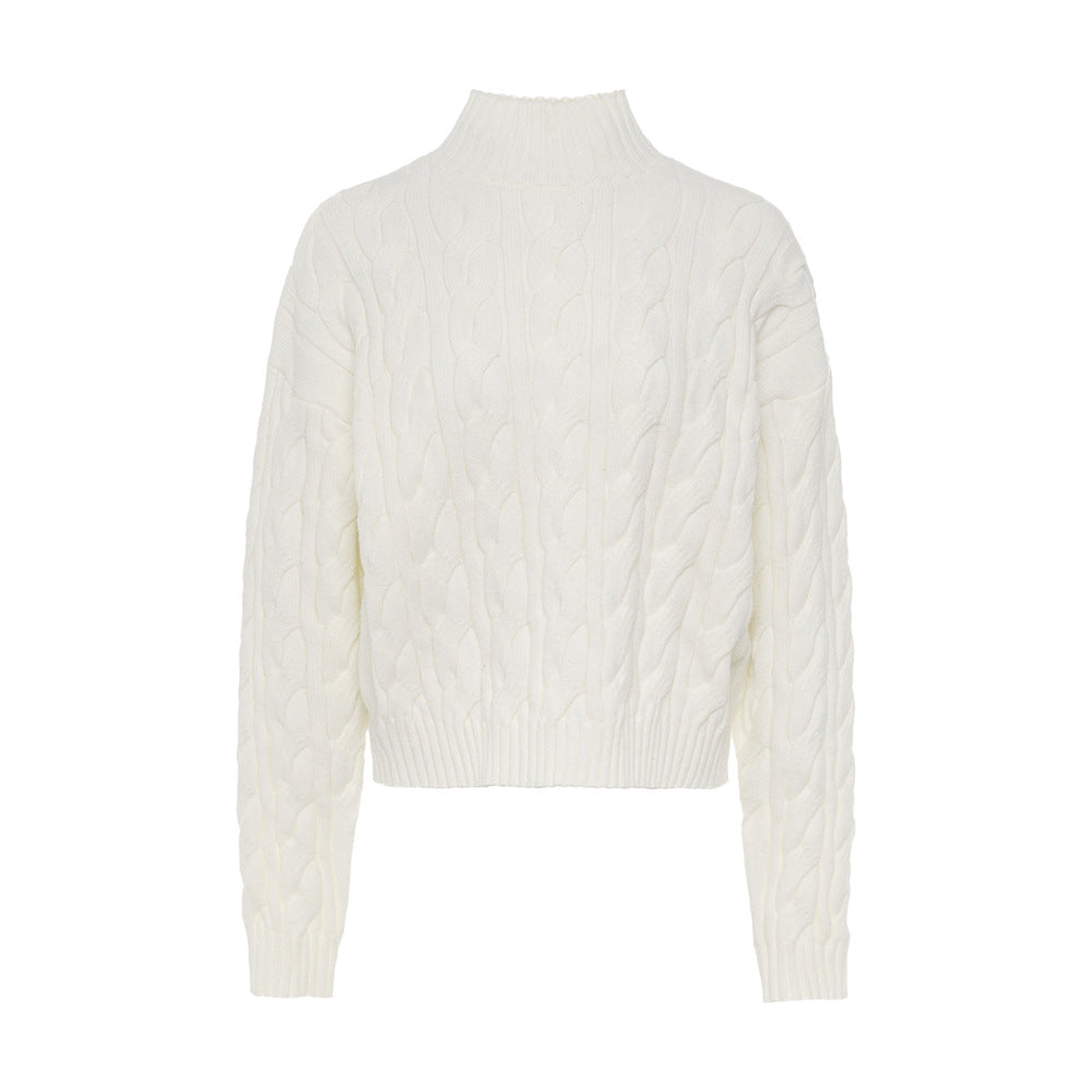 Pull en tricot pour femmes avec motif en vagues Chic & Stil