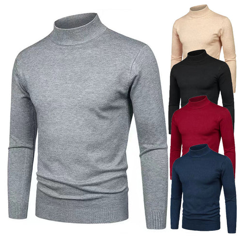 Men's turtleneck sweater made of high-quality knit material Amarae