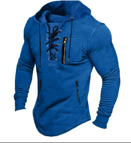 Trendy hoodie for men with a unique lace design Lune London