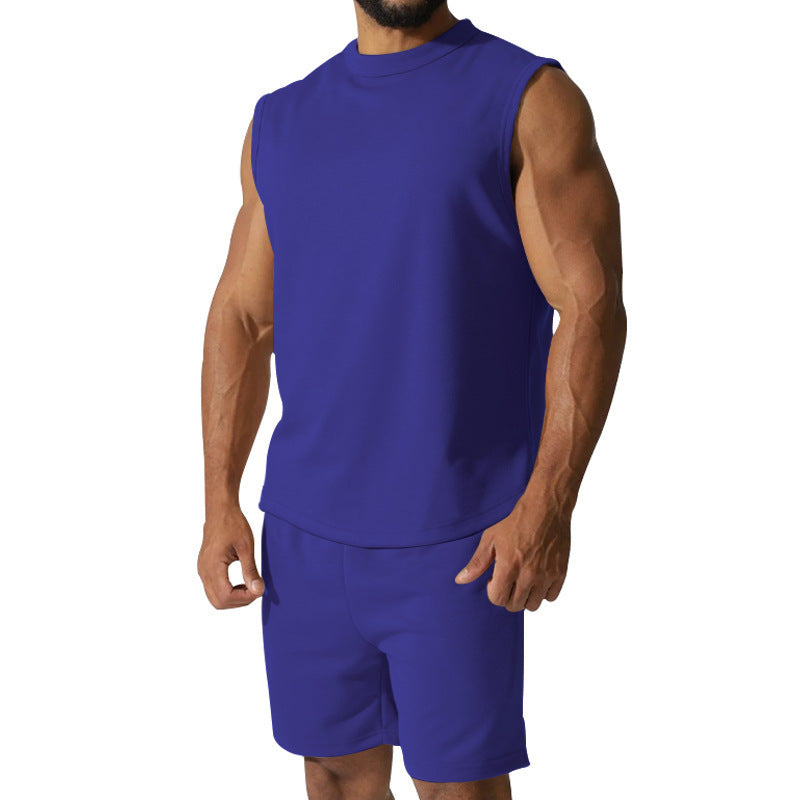 Men's short sleeve athletic set with elastic waistband and modern design Lune London