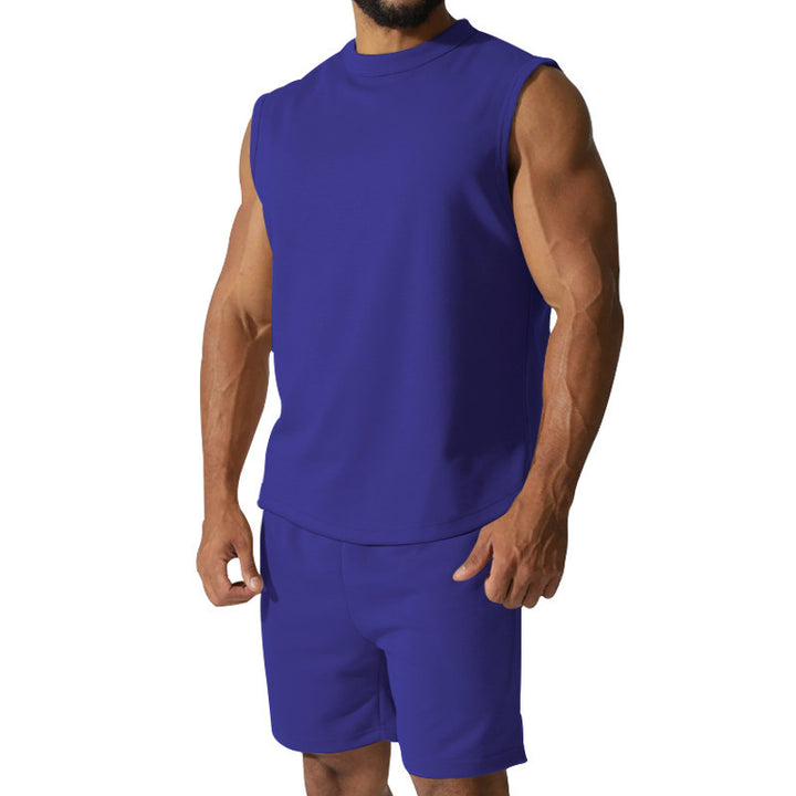 Men's short sleeve athletic set with elastic waistband and modern design Lune London