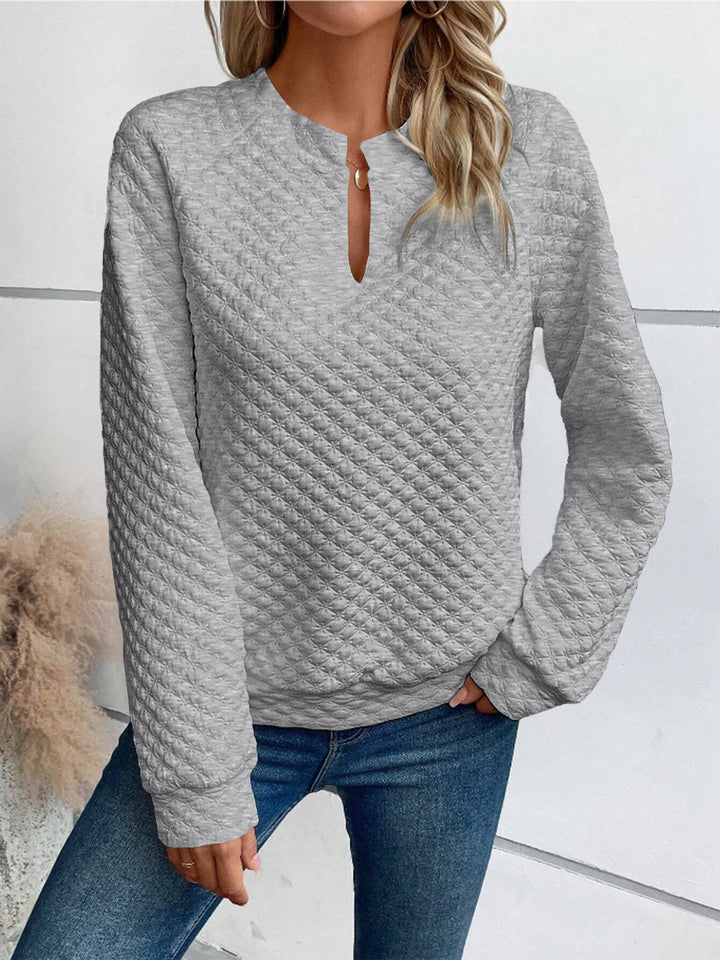 Women's sweatshirt with textured design Lune London