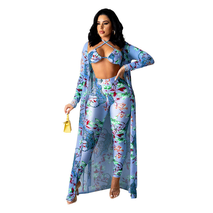Ladies floral pattern two-piece Lune London