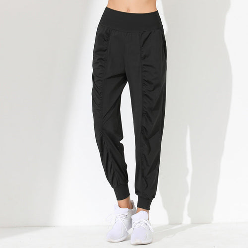 Women's Lightweight Sporty Jogging Pants with High Waist and Elastic Cuffs Amarae