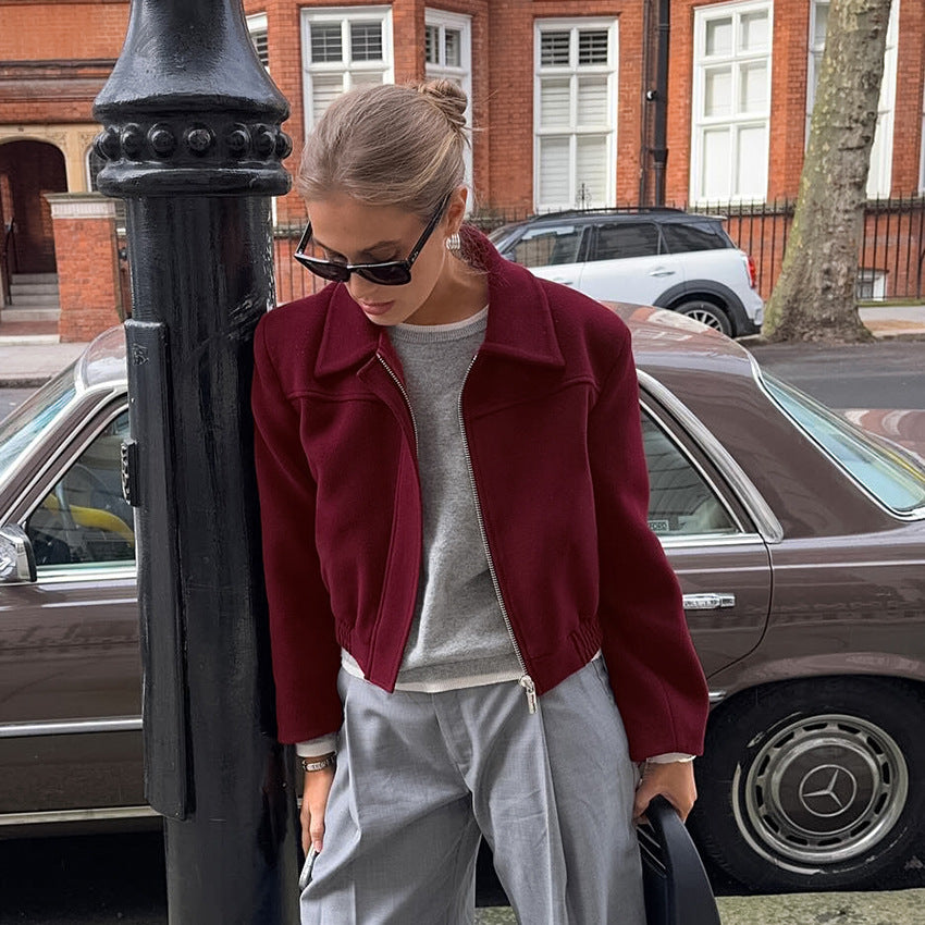 Fashionable short jacket for women with generous sleeves Lune London