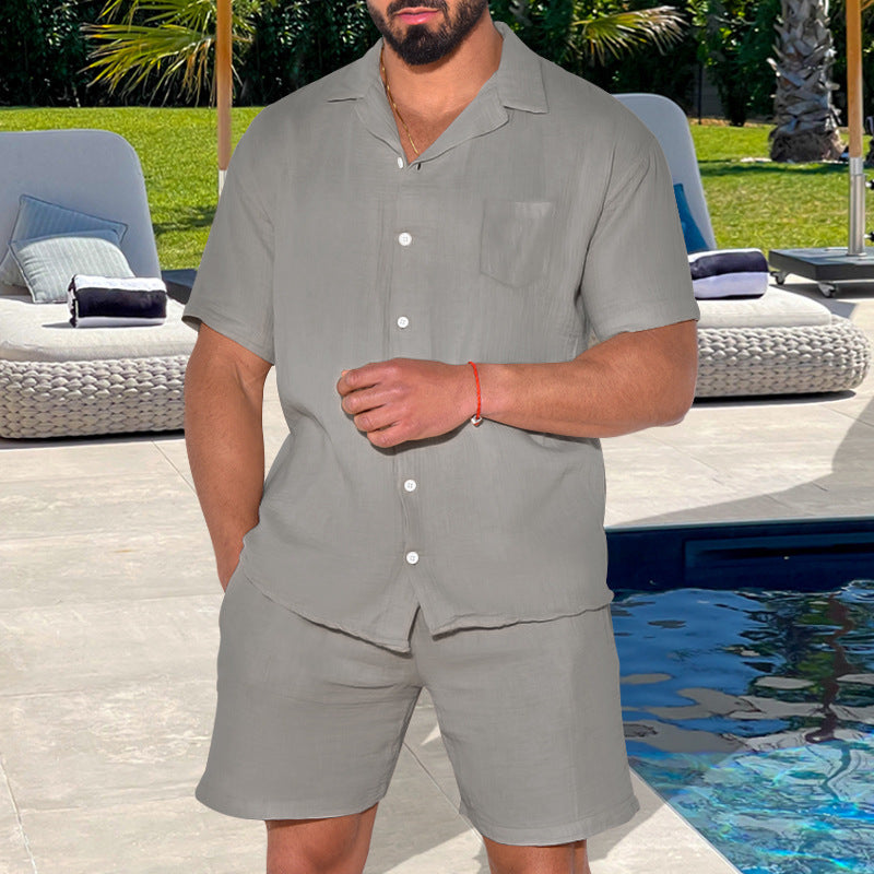 Men's summer high short sleeve with comfortable shorts Lune London