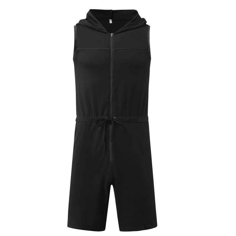 Sleeveless men's suit with hood and practical drawstring Lune London