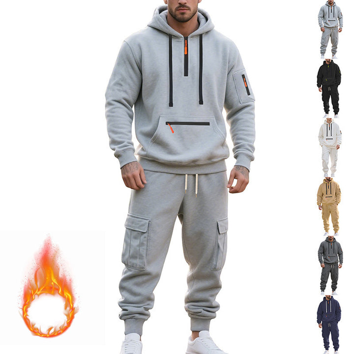 Men's sporty hoodie and cargo pants set Lune London