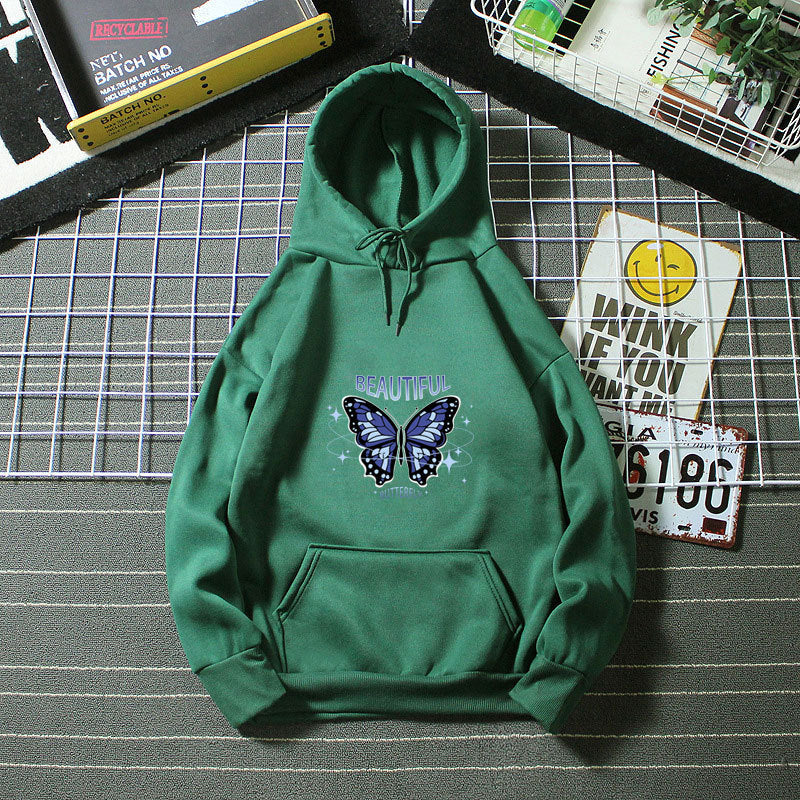 Women's hoodie with creative butterfly design Chic & Style