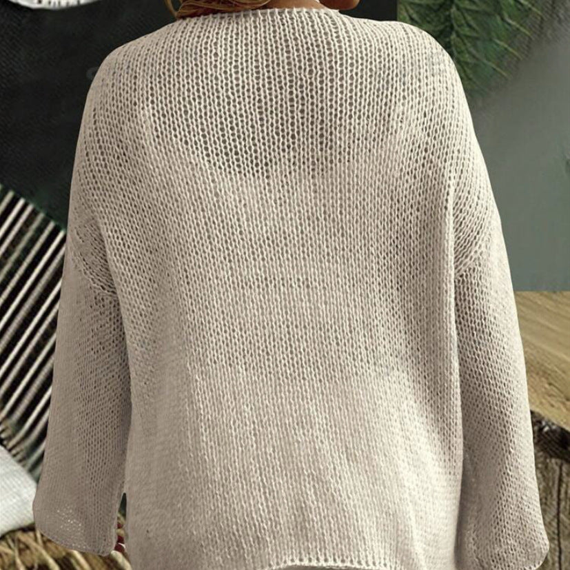Chunky knit sweater for women with a loose fit and airy sleeves Lune London
