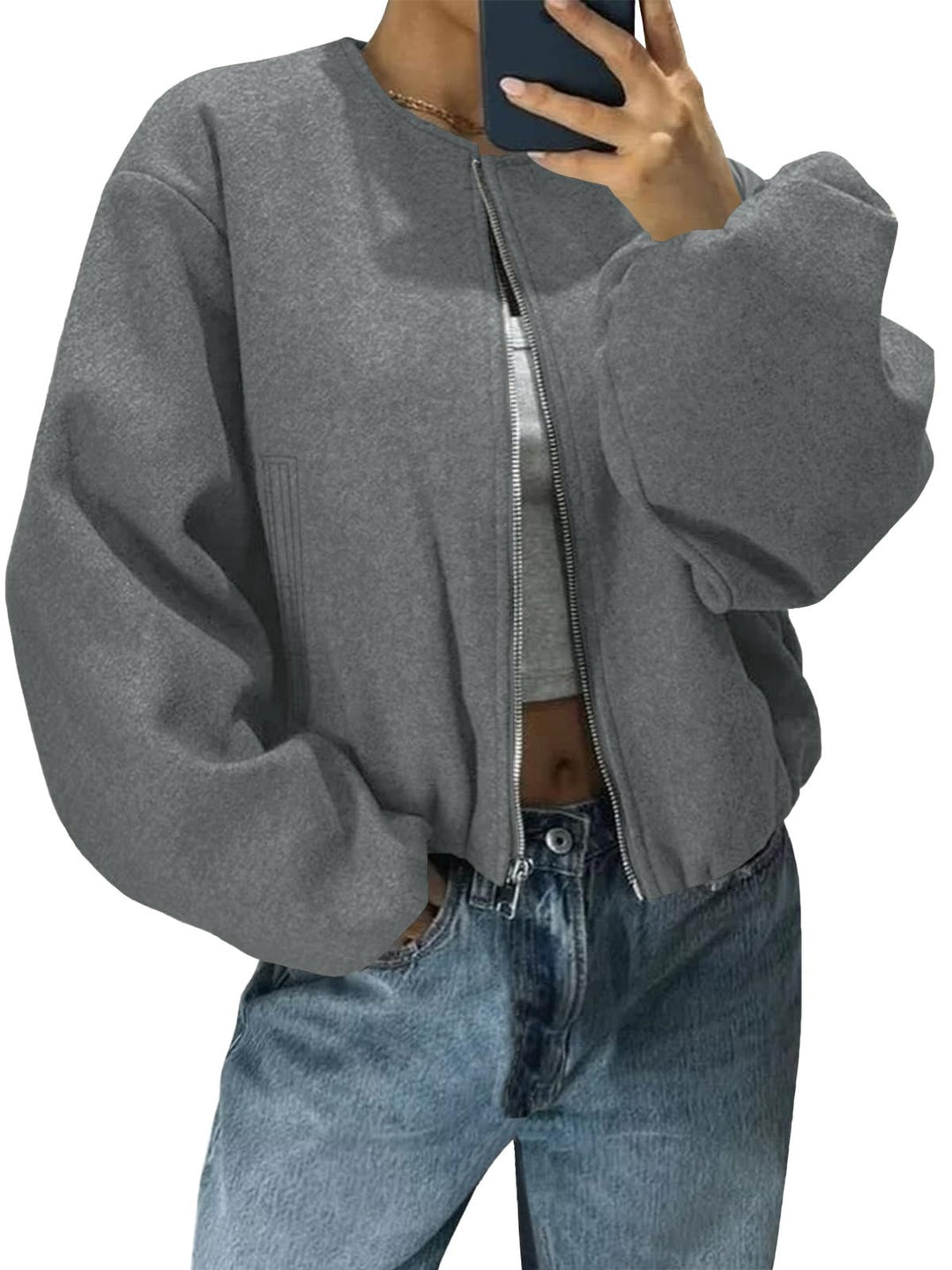 Ladies Oversized Chic Wool Jacket