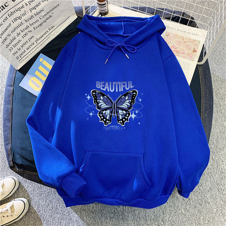 Women's hoodie with creative butterfly design Chic & Style