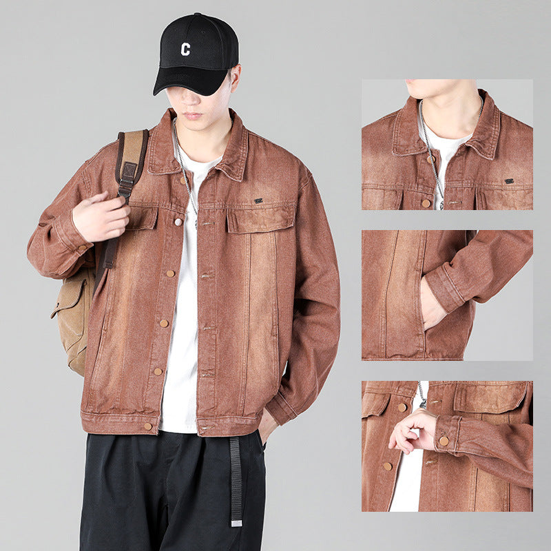 Trendy denim jacket for men with functional pockets and a relaxed fit Lune London