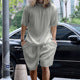 Women Casual Oversized Sweatshirt and Shorts Set Chic & Stil