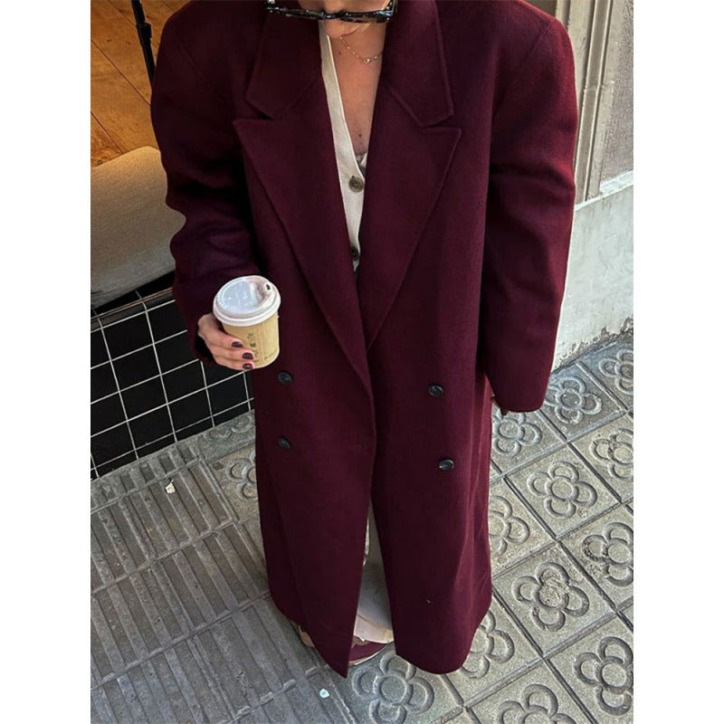 Elegant double trench coat for women in loose fit Lune London