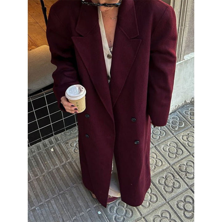 Elegant double trench coat for women in loose fit Lune London