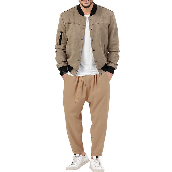 Casual bomber jacket for men with practical pockets Lune London