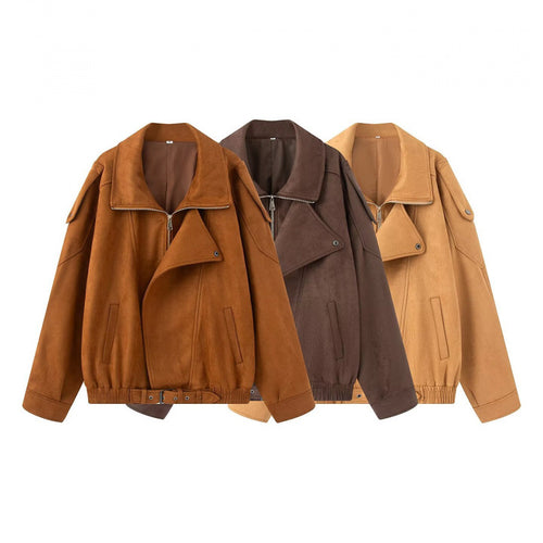 Oversized casual jacket for women made of high-quality material Amarae
