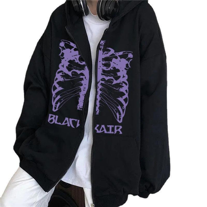 Women’s hoodie with innovative skeleton design Lune London