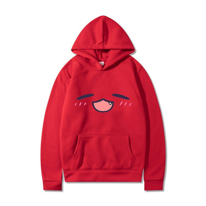 Women's hoodie with cheerful cartoon face and comfortable fit Lune London