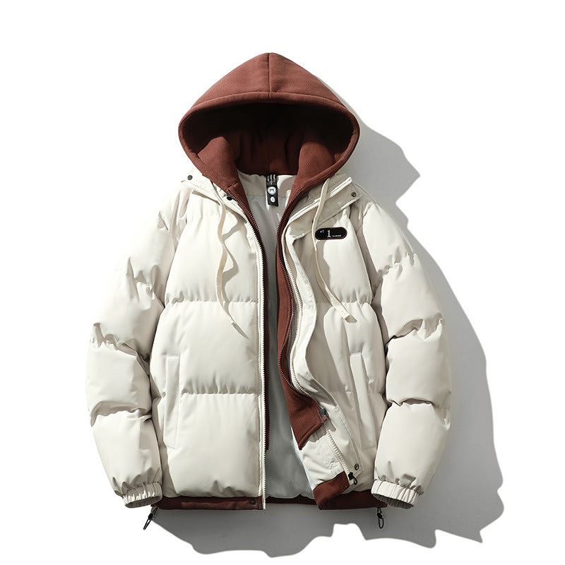 Warm padded jacket for women with removable hood and wind protection Lune London