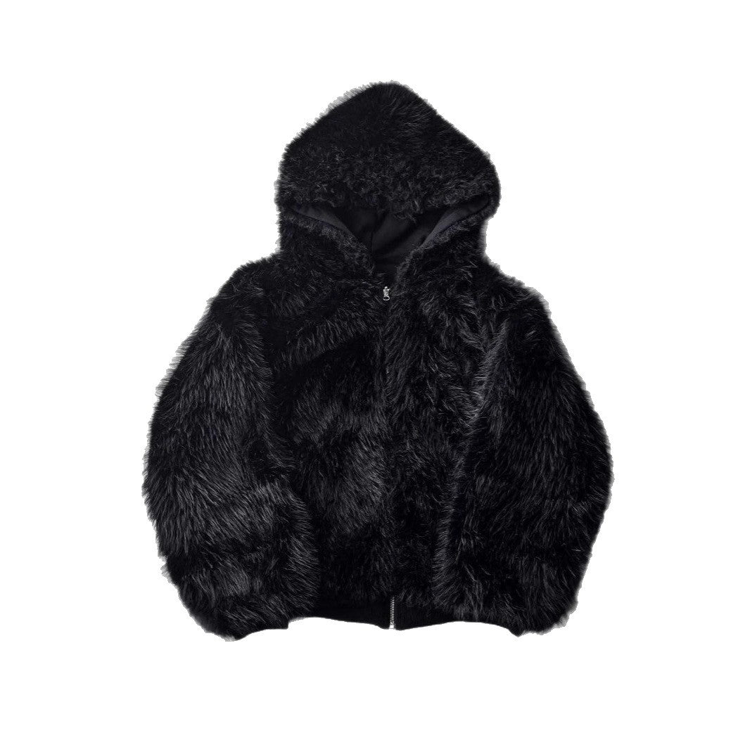 Veste d'hiver pour femmes avec capuche doublée en fausse fourrure et poches pratiques Chic & Stil