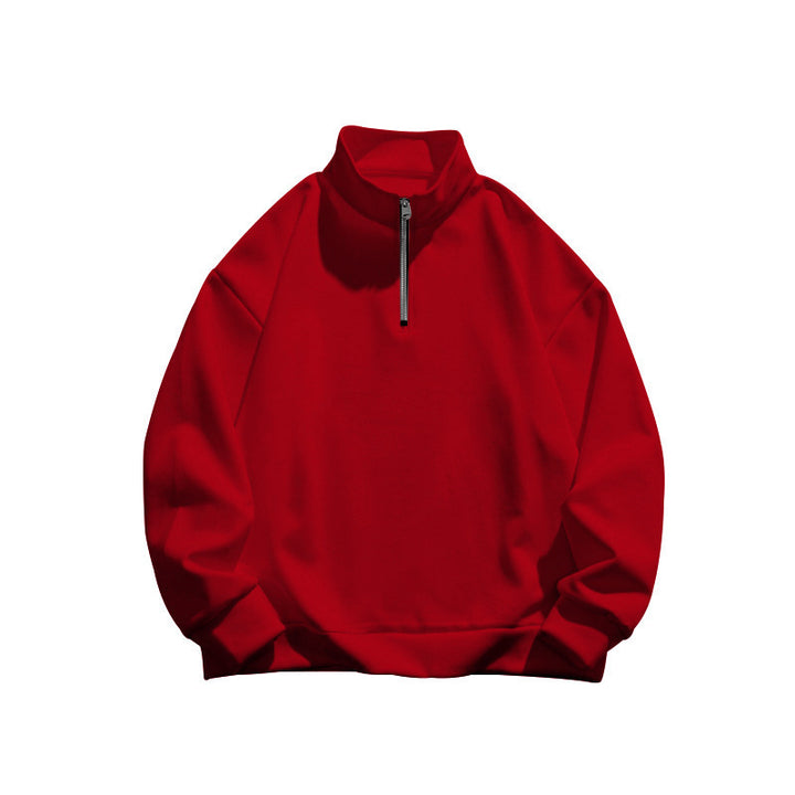Women's sweatshirt with high collar and zipper Amarae