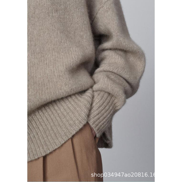 Pull en tricot chunky à la mode pour femmes avec des manches surdimensionnées Chic & Stil