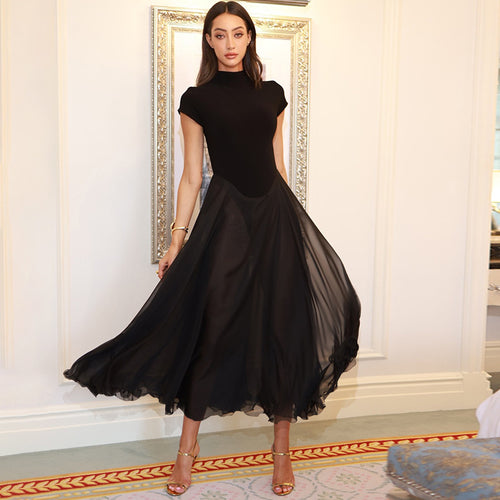Elegant chiffon maxi dress for ladies Amarae