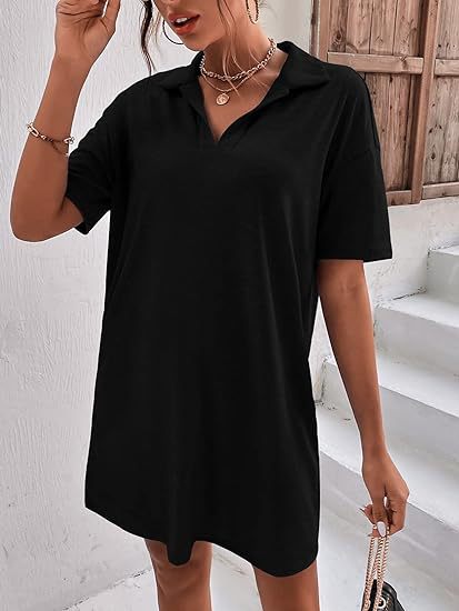 Chic and Stylish Polo-Shirt Dress for Women