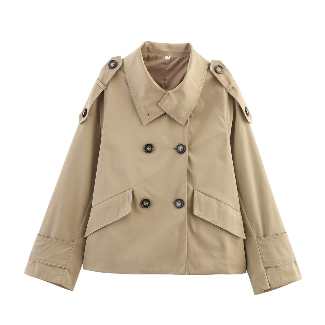 Manteau trench court pour femmes Chic & Stil