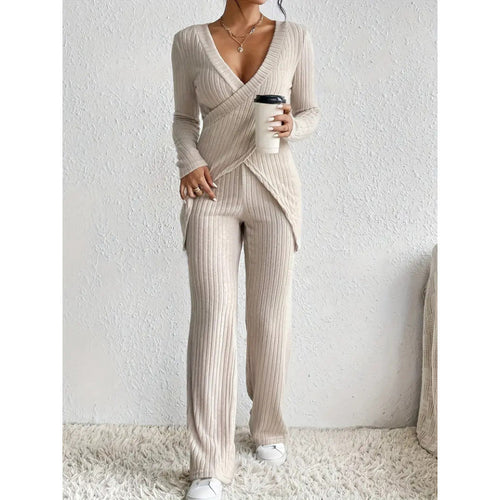 Ladies elegant casual knit set Amarae