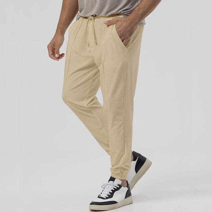 Men's sporty jogger pants with convenient drawstring and breathable structure Lune London