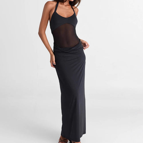 Maxi dress for women with refined cut and fitted design Amarae