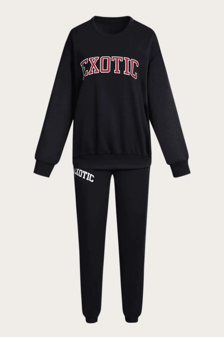 Lune London women's athletic sweatshirt and jogging set